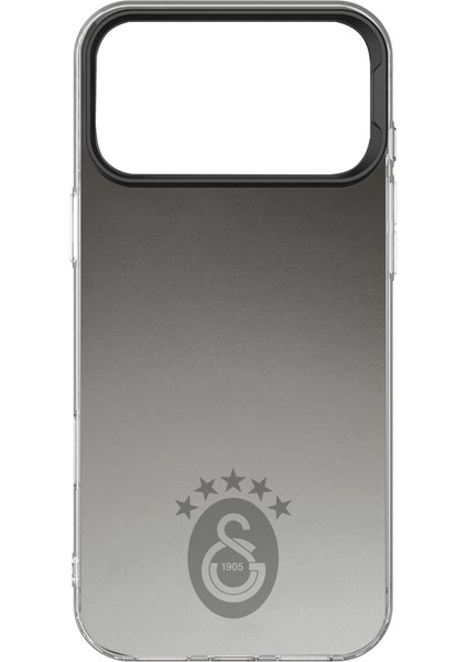 iPhone 17 Pro Uyumlu Galatasaray 5 Yıldız Tek Renk Arma Premium Lisanslı Telefon Kılıfı