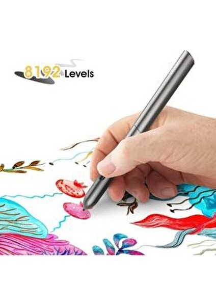 S640 ve A30 Grafik Tabletler Için 8192L Pilsiz Kalem (Veikk