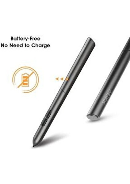 S640 ve A30 Grafik Tabletler Için 8192L Pilsiz Kalem (Veikk