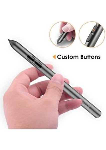 S640 ve A30 Grafik Tabletler Için 8192L Pilsiz Kalem (Veikk