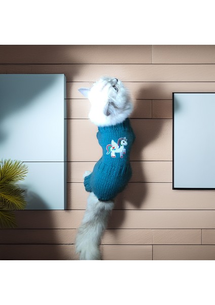 Kedi ve Köpek Için Turkuaz Unicorn Tulum indirimleri