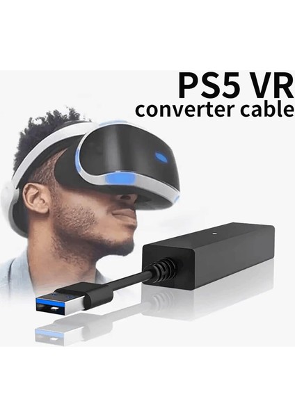 Ps5 Vr Adaptör – Ps4 Sanal Gerçeklik Gözlüğü Vr Kamera Dönüştürücü Kablo | Psvr Ps5 Uyumlu Converter