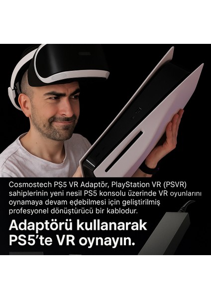Ps5 Vr Adaptör – Ps4 Sanal Gerçeklik Gözlüğü Vr Kamera Dönüştürücü Kablo | Psvr Ps5 Uyumlu Converter fiyatları