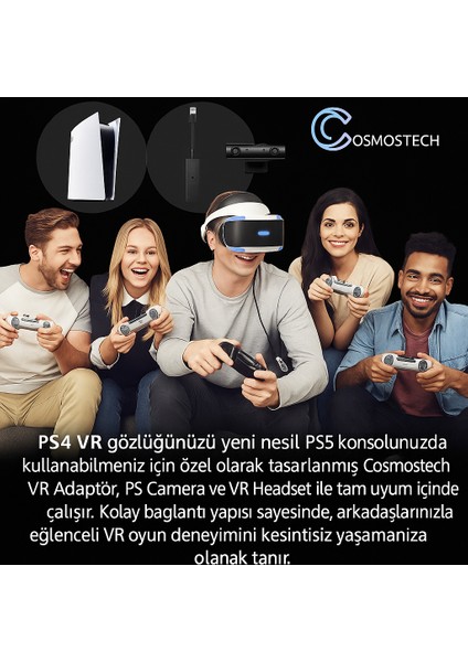 Ps5 Vr Adaptör – Ps4 Sanal Gerçeklik Gözlüğü Vr Kamera Dönüştürücü Kablo | Psvr Ps5 Uyumlu Converter indirimleri