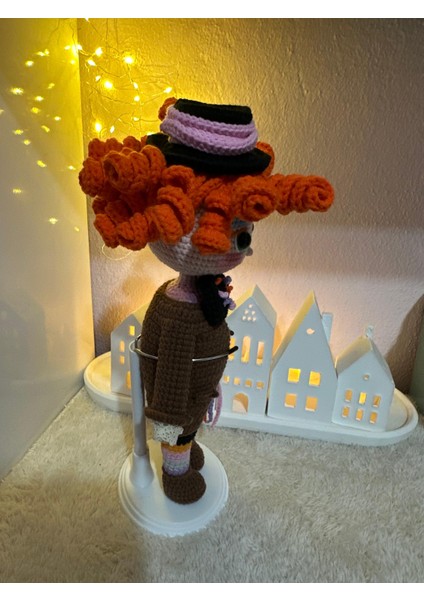 Mad Hatter 26 cm Organik Amigurumi Bebek modelleri