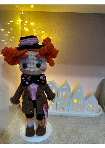 Mad Hatter 26 cm Organik Amigurumi Bebek fırsatları