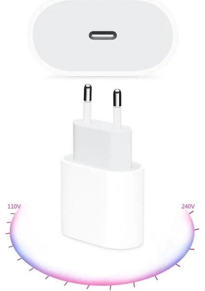 Şarj Aleti 25W Çift Usb-C Hızlı Şarz Cihazı (5224)