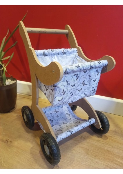 Ahşap Oyuncak Bebek Arabası Mdf modelleri