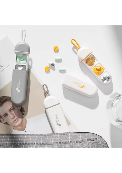 3 Bölmeli Seyahat Tipi Ilaç Saklama Kutusu fırsatları