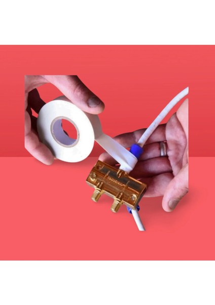 Premium Kalite 1 Adet 20 mt Kablo Yalıtım Pvc Elektrik Bandı Dayanıklı Sızdırmaz Koruma Bant Beyaz fiyatları