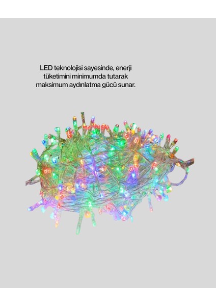 50’li LED Şeffaf Kablolu 5 M Aydınlatma Işık Süsleme LED - ER001Y-53JTH9 fırsatları