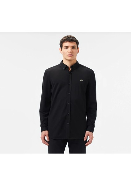 Siyah Slim Fit Erkek Gömlek modelleri