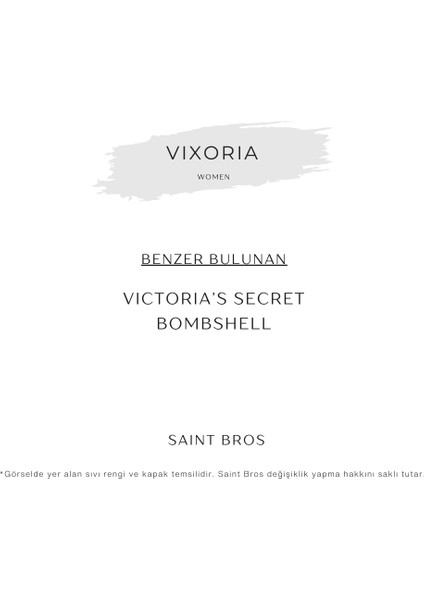 Vixoria Kadın Parfümü ( Bombshell ) Edp fiyatları