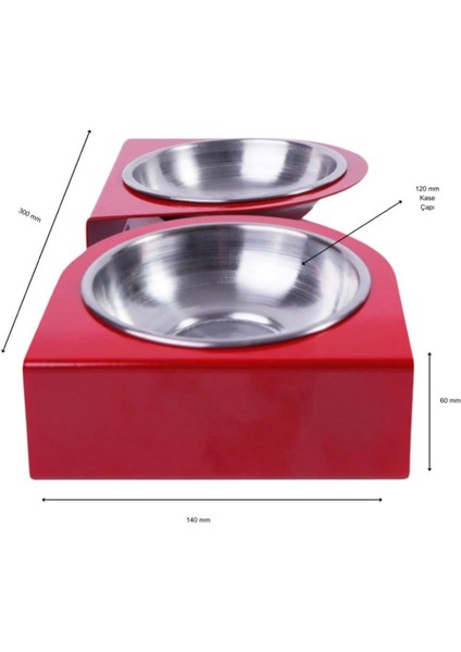 , Modern Tasarım Mama Kabı Standı | Premium Pvc | Özel Ölçü Seçenekli – Indirimli fırsatları