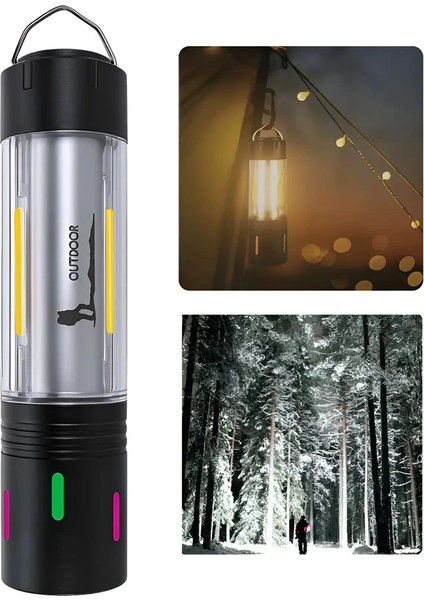 Tg LED Şarjlı Kamp Lambası Ortam Odak Aydınlatma WT-736