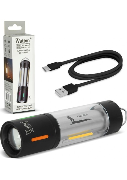 Tg LED Şarjlı Kamp Lambası Ortam Odak Aydınlatma WT-736 fiyatları