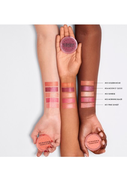 Colorful Blush Gaze - Işıltılı Allık modelleri