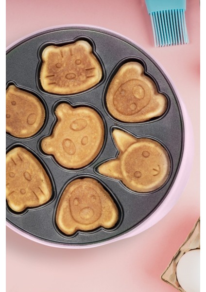 Mini Hayvan Motifli Waffle Makinesi modelleri