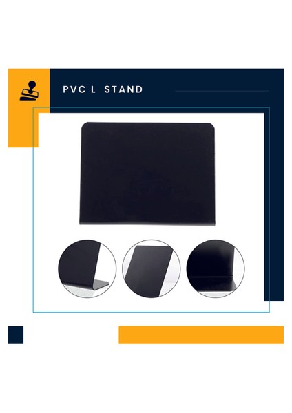 Pvc Büyük L Kara Tahta Stand 10X10 cm , Pastane,fırın,büfe,parti Masa Stand, Yazması Kolay fırsatları