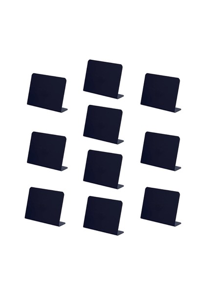 Pvc Büyük L Kara Tahta Stand 10X10 cm , Pastane,fırın,büfe,parti Masa Stand, Yazması Kolay indirimleri