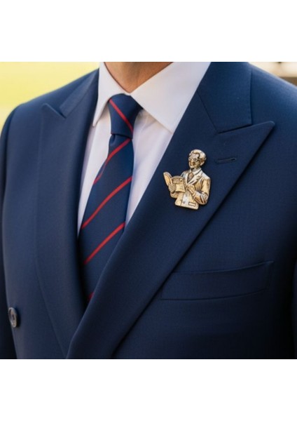 Gold Renk Öğretmen Broş-Kitap ve Kalemli Öğretmen Yaka Iğnesi modelleri