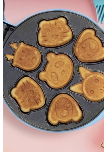 Mini Hayvan Motifli Waffle Makinesi
