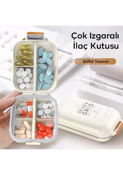 Çok Izgaralı Ilaç Kutusu