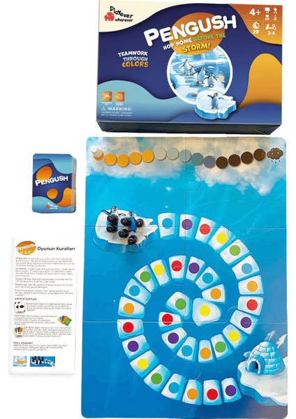 Pengush, Stratejik Düşünmeyi Geliştiren Takım Oyunu (4-7 Yaş) fırsatları