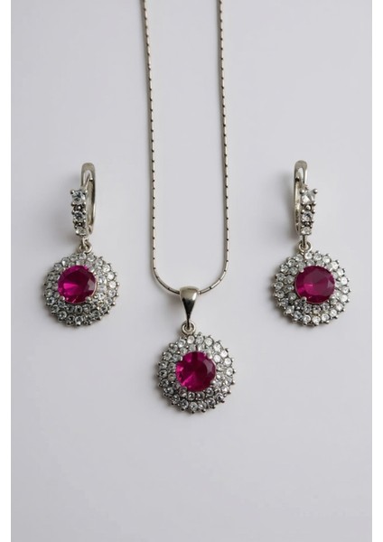 Premium Kutuda 925 Ayar Gümüş Otantik Şık Set Kadın modelleri