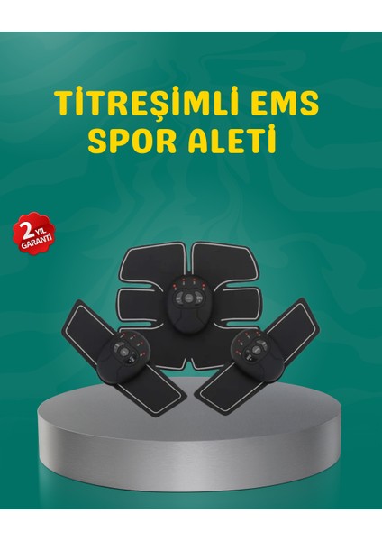 Ems Titreşimli Spor Cihazı Kas Geliştirme ve Yağ Yakma 2025 Seri Orijinal - ER001Y-53B454