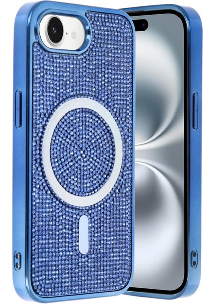 CPT83 Apple iPhone 16E Helen Magsafe Kapak - Lacivert modelleri