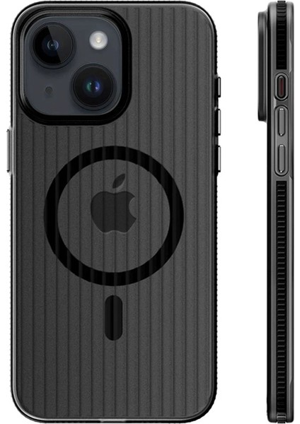 CPT83 iPhone 15 Line Magsafe Kapak - Siyah