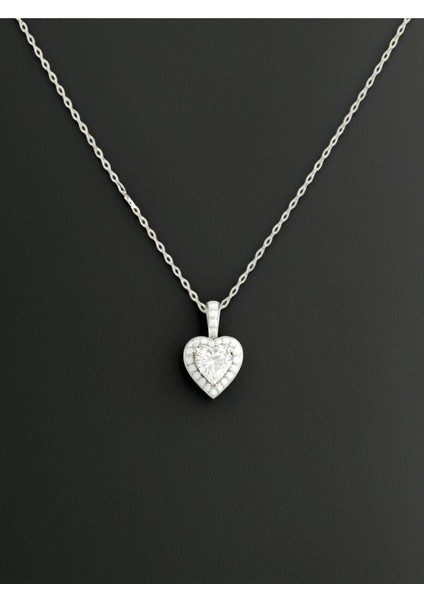 925 Ayar Gümüş Kalp Kolye Kadın fiyatları