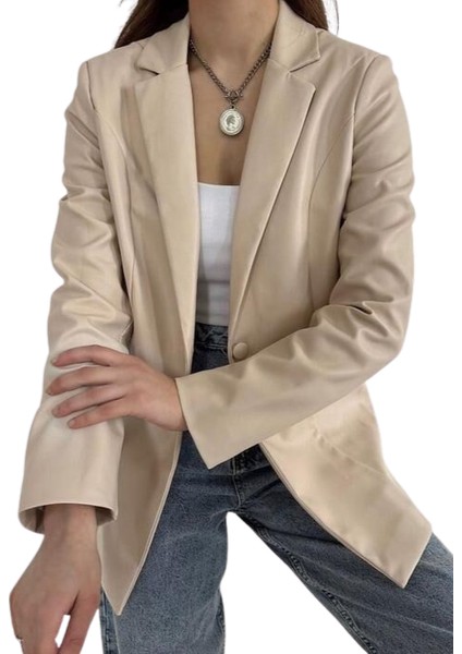 Deri Ceket - Krem fiyatları