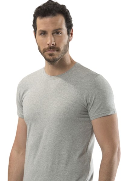 Hasaltunkoza 12'li Beyaz Erkek Elastan Likralı Sıfır Yaka Fanila 14008