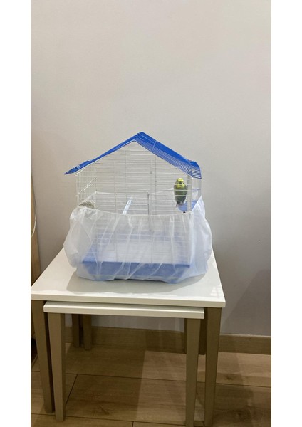 Kuş Kafesi Örtüsü - Kullan At– 25 x 35 x 45 cm Lik Kafeslere -M- 4 ' Lü Set (Toz ve Tüyden Koruyucu Ince Kumaşlı) fırsatları