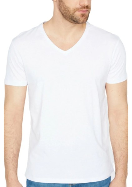 Altunkoza 12'li Beyaz Likralı V Yaka Erkek Fanila 14006 fiyatları