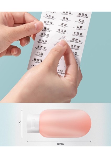 Seyahat Tipi Doldurulabilir Krem Şampuan Kutusu 3 Lü Set indirimleri