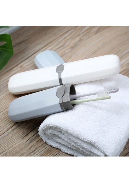 Seyahat Tipi Diş Fırçası ve Makyaj Fırça Kabı 2 Renk