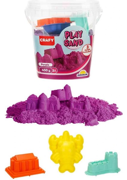 Oyun Kumu Seti Mor 450 G