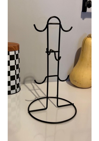 2'li Dekoratif Düzenleyici Set - Fincan Askılığı,fincanlık -Dik Kağıt Havluluk,tezgah Üstü Havluluk fiyatları