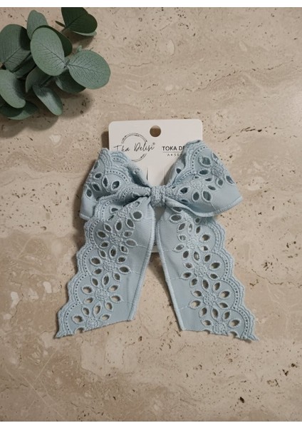 El Yapımı Fistolu 2024 Buğulu Mavi Fiyonk Toka, Fisto Toka, Kına Nikah Davet Balo Toka fiyatları