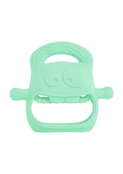 Açık Yeşil Bebek Silikon Diş Kaşıyıcı ( Lisinya )