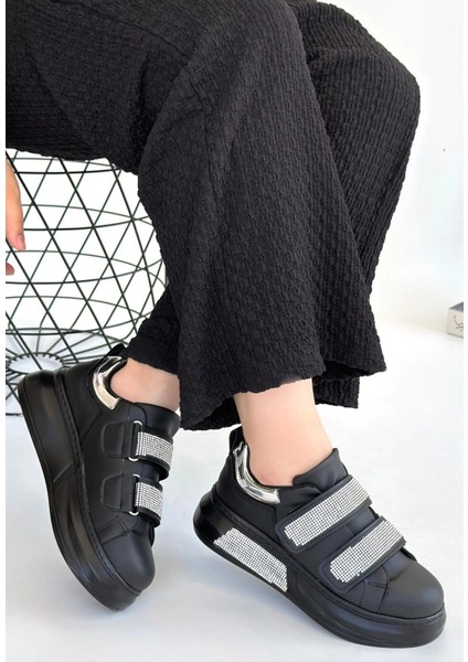 Nino Siyah Cilt Cırt Cırtlı Spor Ayakkabı fiyatları