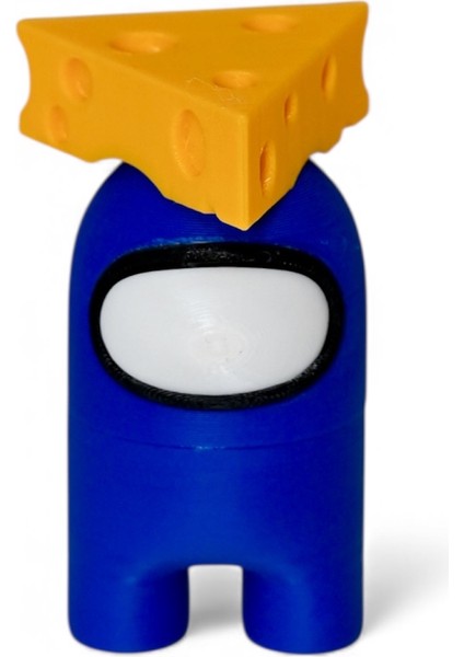 Among Us Peynir Şapkalı Mıknatıslı Karakter 8cm Mavi Karakter Figürü – 3D Dekoratif Koleksiyonluk Obje modelleri