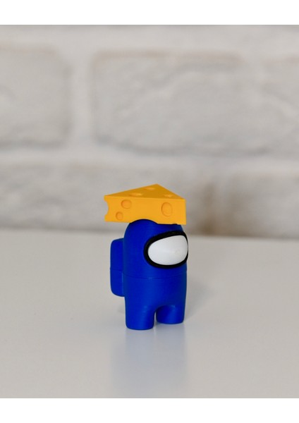 Among Us Peynir Şapkalı Mıknatıslı Karakter 8cm Mavi Karakter Figürü – 3D Dekoratif Koleksiyonluk Obje fırsatları