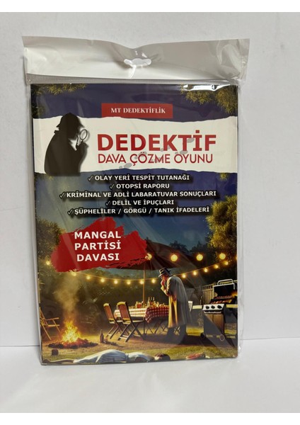 Dedektif Dava Çözme Oyunu Mangal Partisi Davası - 111904-20251919