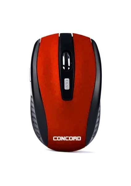 Kırmızı Kablosuz 6d Optik Mouse ( Lisinya )