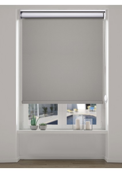 Lotus Serisi Bej Rengi A Kalite Mat Stor Perde