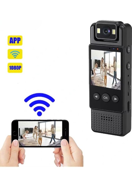 Mini Taşınabilir Vücut Vlog Kamerası ( Lisinya )